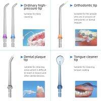 (H2oflossน้ำFlosserเท่านั้น) เปลี่ยนJet Tipปลายปริทันต์จัดฟันปลายปลายทำความสะอาดลิ้นสำหรับเดินทางFlosserชาร์จและไร้สายIrrigator