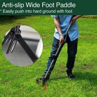 Puller เครื่องมือ Stand Up er Gardening Hand Remover เครื่องมือ Puller Heavy Duty 4-Claw หัวเหล็กสำหรับ Yard Lawn Care