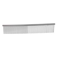 Beauty Tool Metal Grooming Rake Comb Silver Tone for Pet Cat Dog