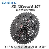 SUNSHINE XD เฟืองจักรยานเสือภูเขา,12ความเร็ว9-50T MTB เฟืองสำหรับจักรยานเสือภูเขาล้อตุนกำลังเหมาะสำหรับ SRAM GX Freewheel