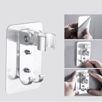 Dokour Shower Holder Bathroom Accessories Shower Head Stand Adhesive Support Wall Mount Hanger Adjustable Brackets Without Drill