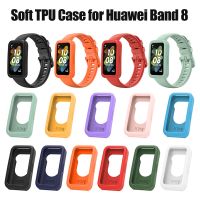 Soft TPU Case for Huawei Band 8 7 6 Smart Watch Band Accessories Bumper Frame Protector Silicone Cover for Huawei Band 8 7 Case