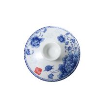 [COD] Gaiwan teacup single lid ceramic Sancai tea bowl kung fu set with blue and white porcelain large