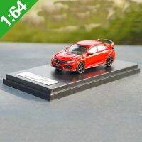 【2023 NEW】 ของขวัญเด็กชายหญิงของเล่นรถโมเดล Diecast รถแข่งของเล่น1/64 Civic Type-R Type-R พร้อมกล่อง Gratis Ongkir