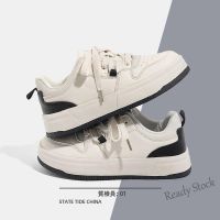 【Ready Stock】 △ C39 Women Casual Low Top Sneakers Breathable Comfortable Thick Sole Small White Shoe Ready Stock