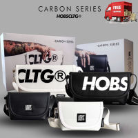 กระเป๋าสะพายข้าง แบรนด์ HOBS (100% Genuine) Carbon Fibre หนังPU แบบกันน้ำ (Waterproof)