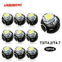 ANMINGPU 10Pcs T3ไฟLed Canbus 2835 5050ชิปT4.2 T4.7 Ledแผงหน้าปัดรถAutoภายในด้านข้าง12V