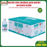 Nước Súc Miệng Ion Kiềm Fujiwa Hương Muối Biển Và Bạc Hà Giúp Sạch Răng