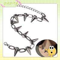 QIEPING ปาร์ตี้ ฮิปฮอป ของขวัญสำหรับผู้หญิงผู้ชาย กอธิค ฮาราจูกุ Rivets Chokers สร้อยคอ