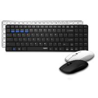 Rapoo 9300M Multi-mode Bluetooth Keyboard &amp; Mouse ชุดคีย์บอร์ดและเมาส์ไร้สาย - (สีดำ,สีขาว)