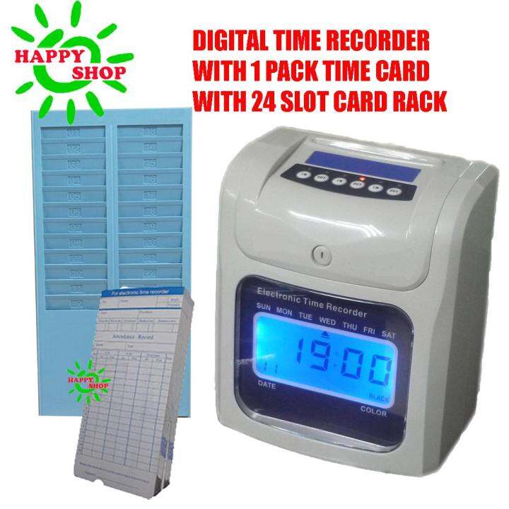 Punch Card Time Card Machine Digital FULL Lazada