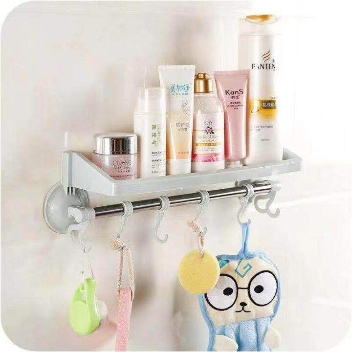Bathroom suction cup rack free perforation nonmarking wall hanging