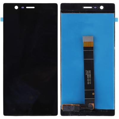 (ความงามของไอเวอร์สัน) หน้าจอ LCD + แผงสัมผัสหน้าจอสำหรับ Nokia 3 TA-1020 TA-1028 TA-1032 TA-1038 (สีดำ)