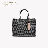 COCCINELLE NEVER WITHOUT BAG MONOGRAM DENIM HANDBAG 180201 กระเป๋าถือผู้หญิง