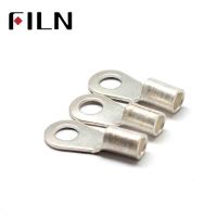 150pcs OT1.5-3 Brass Copper Lug Non Insulated Round Circular Nake O Ring Cable Wire Cold Press Connector Crimp Terminal