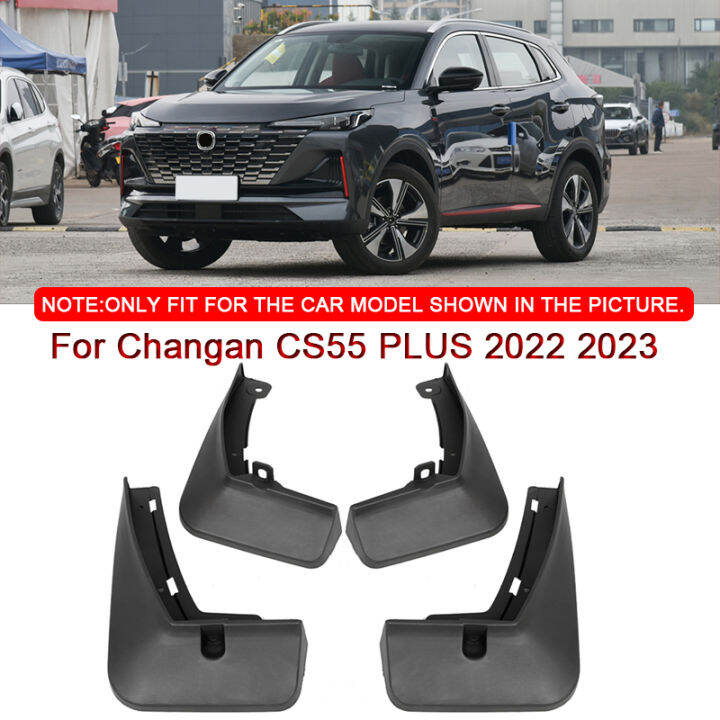 รถจัดแต่งทรงผมสำหรับ-changan-cs55-plus-2022-2023-abs-รถ-mud-flaps-splash-guard-mudguards-mudflaps-ด้านหน้าด้านหลัง-fender-อุปกรณ์เสริมอัตโนมัติ