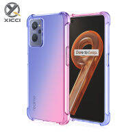 XICCI เคสโทรศัพท์ OPPO Realme 9i,ไล่ระดับสีเคสซิลิโคนอ่อน TPU คลุมด้านหลังกันกระแทก