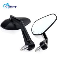 Motorcycle Handlebar Mirror Side Mirrors Rear View Wide Convex Universal 22mm For BMW R1250GS R1200GS For Yamaha MT-07 MT09