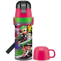 Skater SKDC4-A for children 2WAY stainless Water bottle With cup Splatoon 2 430ml SKDC4 x1