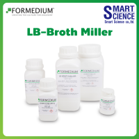 Formedium® LB Broth Miller อาหารเลี้ยงเชื้อชนิดเหลว แบคทีเรีย เพาะเลี้ยงเซลล์ เพาะเลี้ยงเนื้อเยื่อ ปริมาณ 1 L pack 25 g