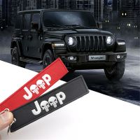 【CW】 HighJeep Keyring StripEmbroideryKeychainTag ForJK JLRenegade GrandCompass