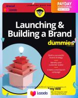 (ใหม่)หนังสืออังกฤษ Launching &amp; Building a Brand for Dummies (For Dummies (Business &amp; Personal Finance)) [Paperback]