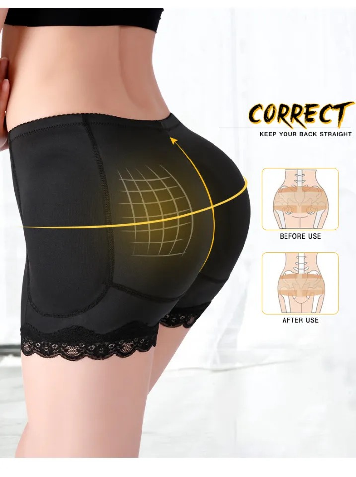 Women Body Shaper FAKE ASS Butt Lifter Slim Tummy Control Padded Underwear  Pants