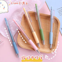 6 Colors ปากกาเจลแบบกด สไตล์เกาหลี