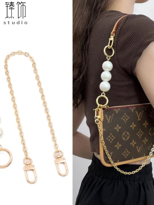 suitable-for-lv-carryall-inner-bag-bag-mother-bag-messenger-shoulder-strap-armpit-chain-d-buckle-pearl-accessories