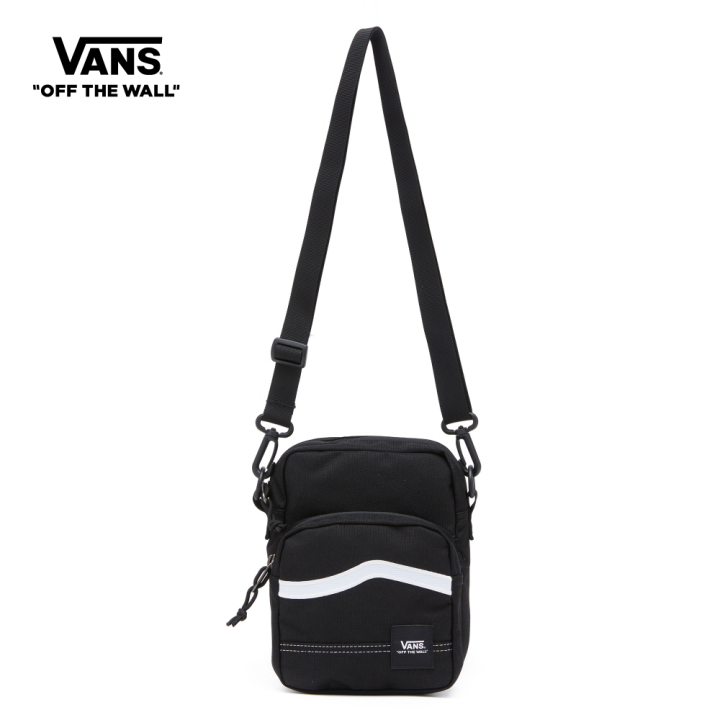 Vans Construct Shoulder Bag Men Cross Body Bags Black VN0A4RWZY281