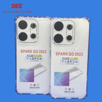 Case tecno เคส Tecno Spark GO 2023 หนา 1.5mm ตรงรุ่น แบบ TPU ใสเสริมขอบและมุมกันกระแทก ส่งไว จาก กทม