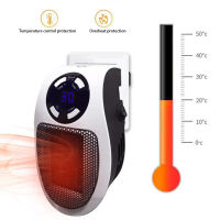 Electric Mini Fan Heater Remote Control Desktop Heating Stove Radiator Warmer Machine for Home Office Living Room Bedroom