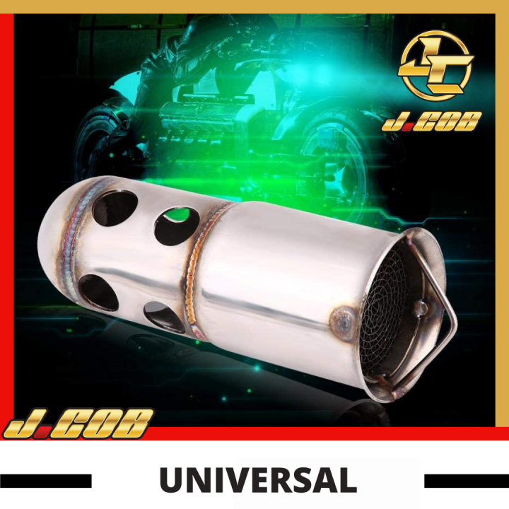 Exhaust pipe muffler, universal 51mm motorcycle exhaust pipe muffler