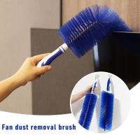 Electric Fan Dust Removal Cleaning Brush Long Handle Soft Bristle Fan Brush Screen Window Shutter Cleaning Brushes Cleaning Tool