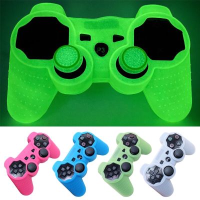 Glow in Dark Soft Silicon Case For PS3 Controller Games Accessories Gamepad Joystick Cover For PS3 Controller Skin Case Shell