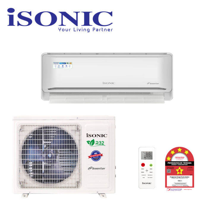 Free Shipping!!! Isonic 1.0hp Air Conditioner (Inverter) R32 IAC ...