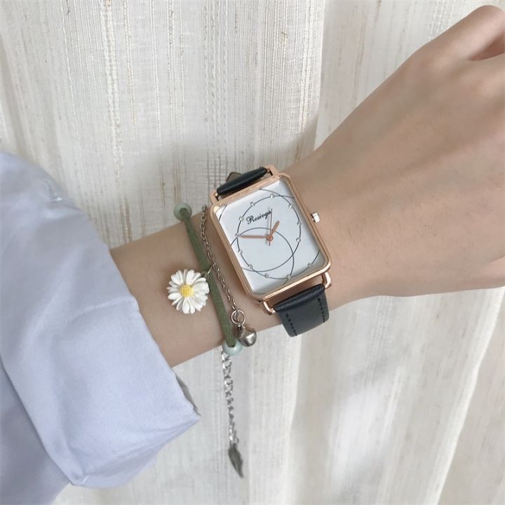 hot-sale-large-dial-watch-female-ins-niche-design-student-lady-simple-temperament-retro-fashion-square-2021-new