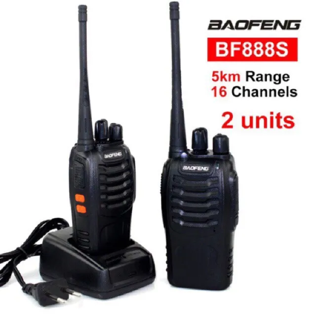 BaoFeng BF 888S Two Way Radio Walkie Talkie 1set /2units NTC approved