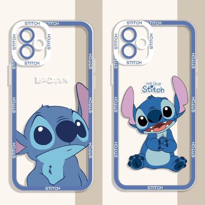 23New Disney Stitch Soft Silicone Case For Iphone 14 Pro Max 13 12 Mini 11 Pro XR XS X 8 7 6 6S Plus SE 2020 Protective Cover Shell