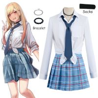 〖Gesh department store〗Cosplay Anime My Dress Up Darling Marin Kitagawa JK Uniform Shirt Skirt Outfits Halloween Carnival Suit Cosplay Costumes