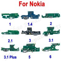 FaiShao USB Charging Port Connector Charge Dock Board พร้อมไมโครโฟน Flex Cable สําหรับ Nokia 1 1.4 2 2.1 3 3.1 Plus 5 6