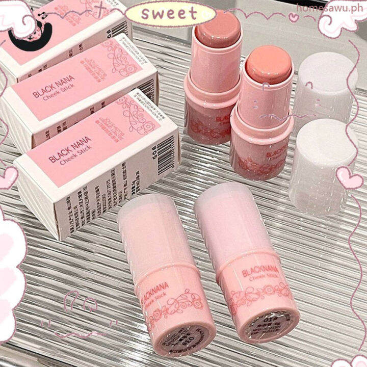 Natural Cheek Blush Stick Moisturizing Blusher Balm Waterproof Facial ...