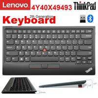 คีย์บอร์ดแท็บเล็ต THINKPAD LENOVO รุ่น2Th พร้อมสวิตช์โหมดคู่5.0บลูทูธไร้สาย2.4G สำหรับ Windows 30