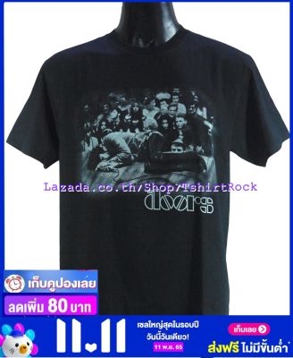 เสื้อวง THE DOORS เดอะดอส์ ไซส์ยุโรป เสื้อยืดวงดนตรีร็อค เสื้อร็อค  DOR708 ถ่ายจากของจริง