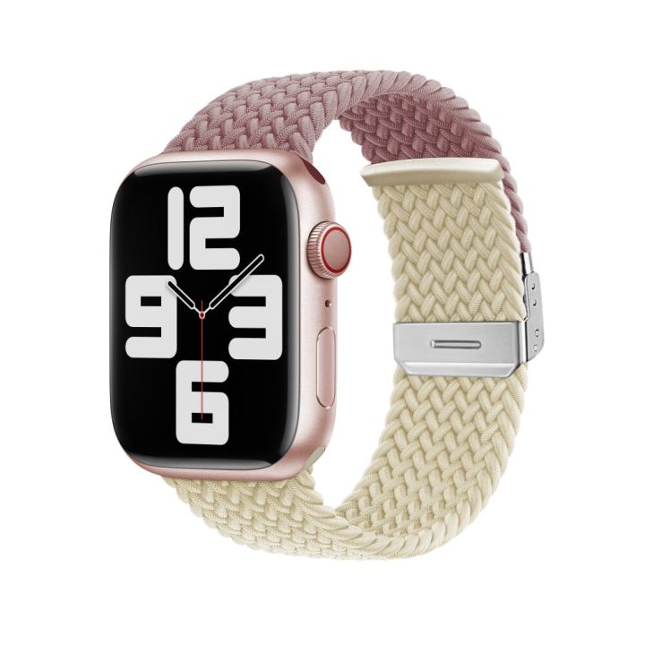 ห่วงถักสำหรับนาฬิกา-apple-8-ultra-7-band-49mm-41mm-45mm-สร้อยข้อมือไนลอน-correa-เข้ากันได้กับ-i-watch-series-7-6-3-4-5-se-38mm-40mm-42mm-44mm-ไม่รวมนาฬิกา