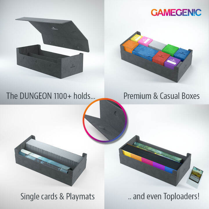 gamegenic-dungeon-1100-convertible-กล่องขนาดใหญ่-ใส่การ์ด-เด็ค-และเพย์แมทได้