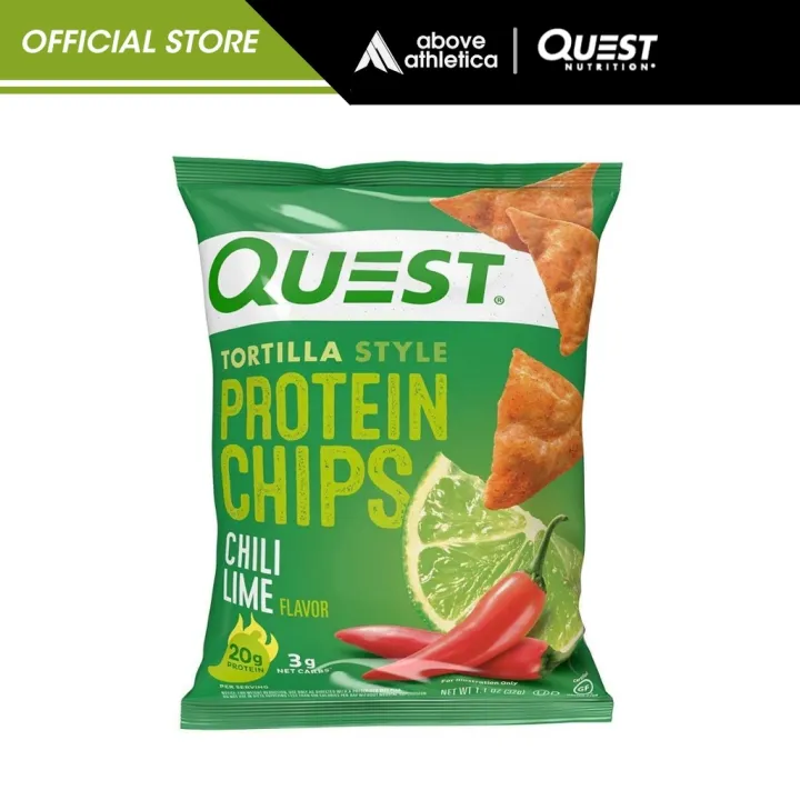 Quest Tortilla Style Protein Chips Chili Lime Flavor Low Carb Keto