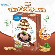 Hộp NÂU 100g BỘT TÀU HỦ SINGAPORE VỊ SÔ CÔ LA BENUSCREAM VN Chocolate Tofu