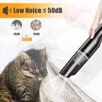 Car Vacuum Cleaner with HEPA Filter 5.5KPa Portable Mini Vacuum Wet Dry Hand Vac Auto Car Vacuum Cordless Rechargeable