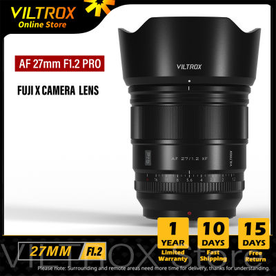 VILTROX 27มม. F.1.2 Pro Fujifilm XF เลนส์กล้องถ่ายรูปรูรับแสงกว้างพิเศษไพรม์เลนส์ APS-C ออกแบบมาสำหรับกล้องฟูจิ X เมาท์ X-T5